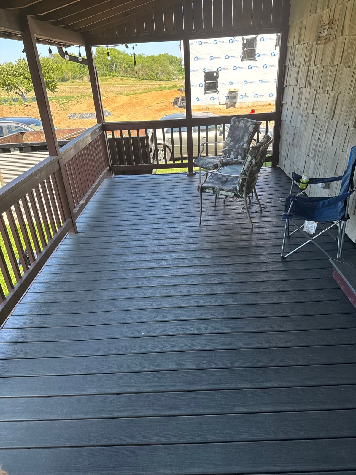 Composite deck resurfaced at a North Catasauqua home